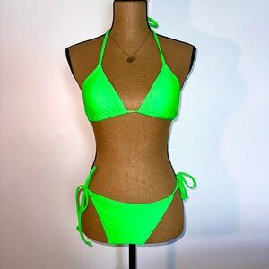 Vibrant Green Bikini Set